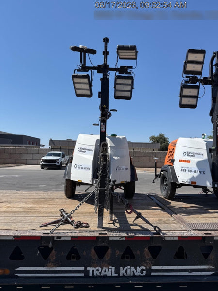 2025 Generac MLTS-4 Diesel, Mitsubishi L2E, 7.1 hp @1800 rpm, Flex Switch 120V Input, Powerzone Controller, (4) 320W LED Lights, 4kW Generator, 39.9 Gal Fuel Tank, 2" Ball, ES Decals