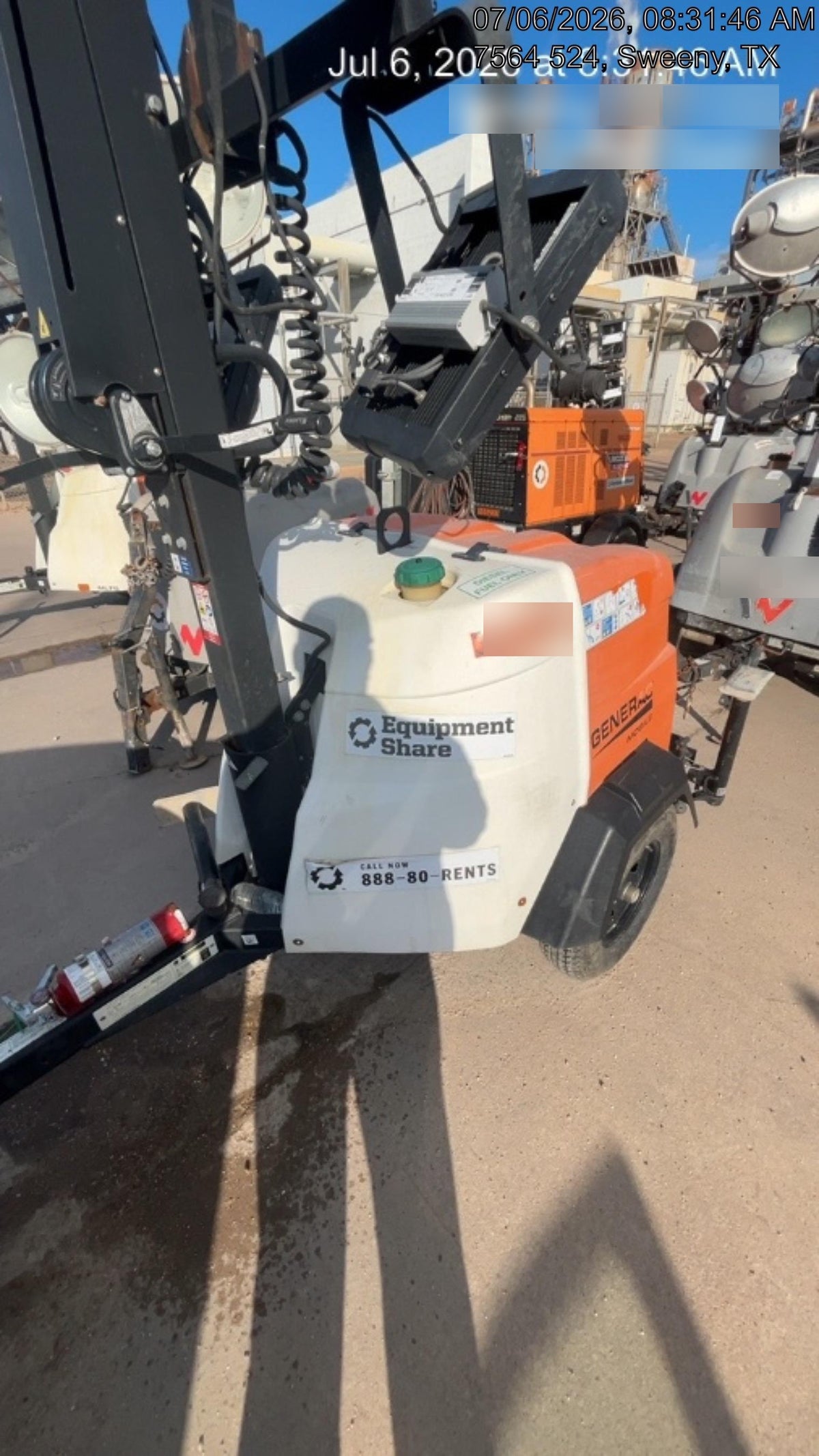 2023 Generac MLT2 Diesel, Flex Switch 120V Input, Powerzone Controller, 
(4) 320W LED Lights, 4kW Generator, 39.9 Gal Fuel Tank, 2" Ball, T3