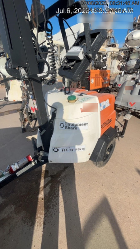 2023 Generac MLT2 Diesel, Flex Switch 120V Input, Powerzone Controller, 
(4) 320W LED Lights, 4kW Generator, 39.9 Gal Fuel Tank, 2" Ball, T3