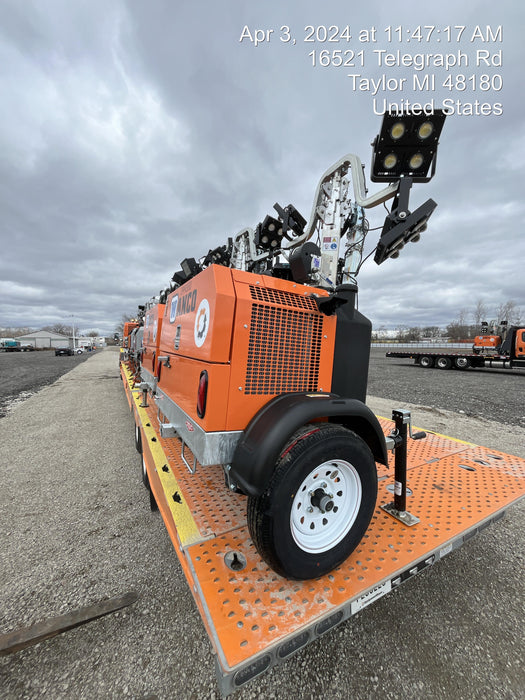 2024 Wanco WLTT-4MM4K Diesel, Deep Sea Controller, Shore Power Plug, Auto Start, (4) 350W LED Floodlights, 4kW Generator, 60 Gal Fuel Tank, 2" Ball, T3