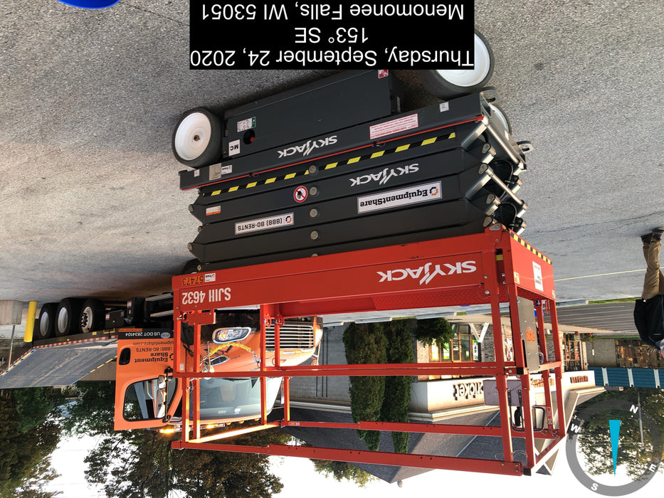2018 Skyjack SJIII-4632 Standard Rental Specs