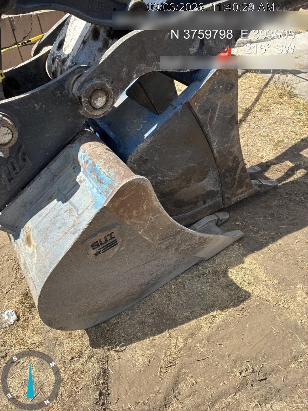 2023 STEEL UNLIMITED 36" Ditching bucket Mini Ex - Steel Unlimited
