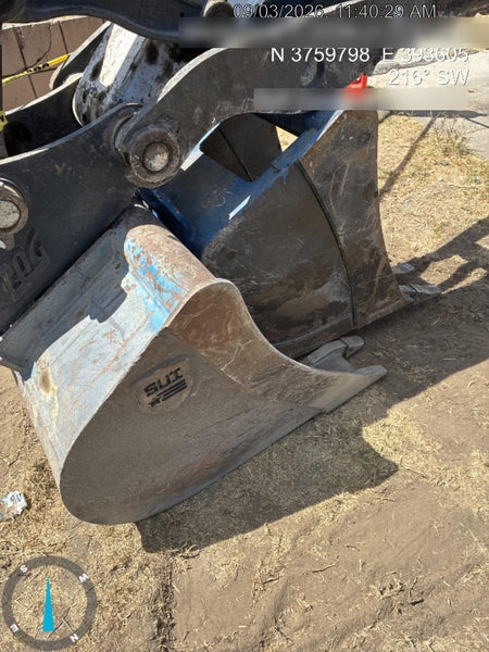 2023 STEEL UNLIMITED 36" Ditching bucket Mini Ex - Steel Unlimited