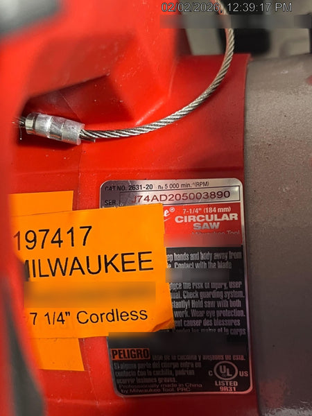 2021 MILWAUKEE 2631-20