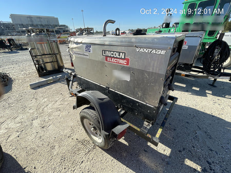 2020 Lincoln Electric Vantage 322 Welder Ready-Pak 3, w/ GPS & Decals (includes trailer, cable rack, fender light kit)