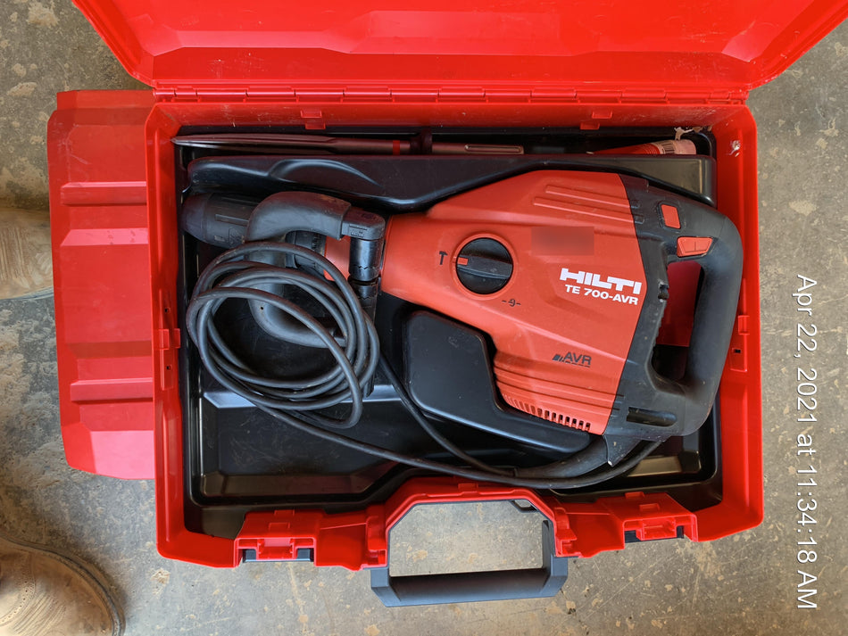 2019 HILTI TE 700-AVR