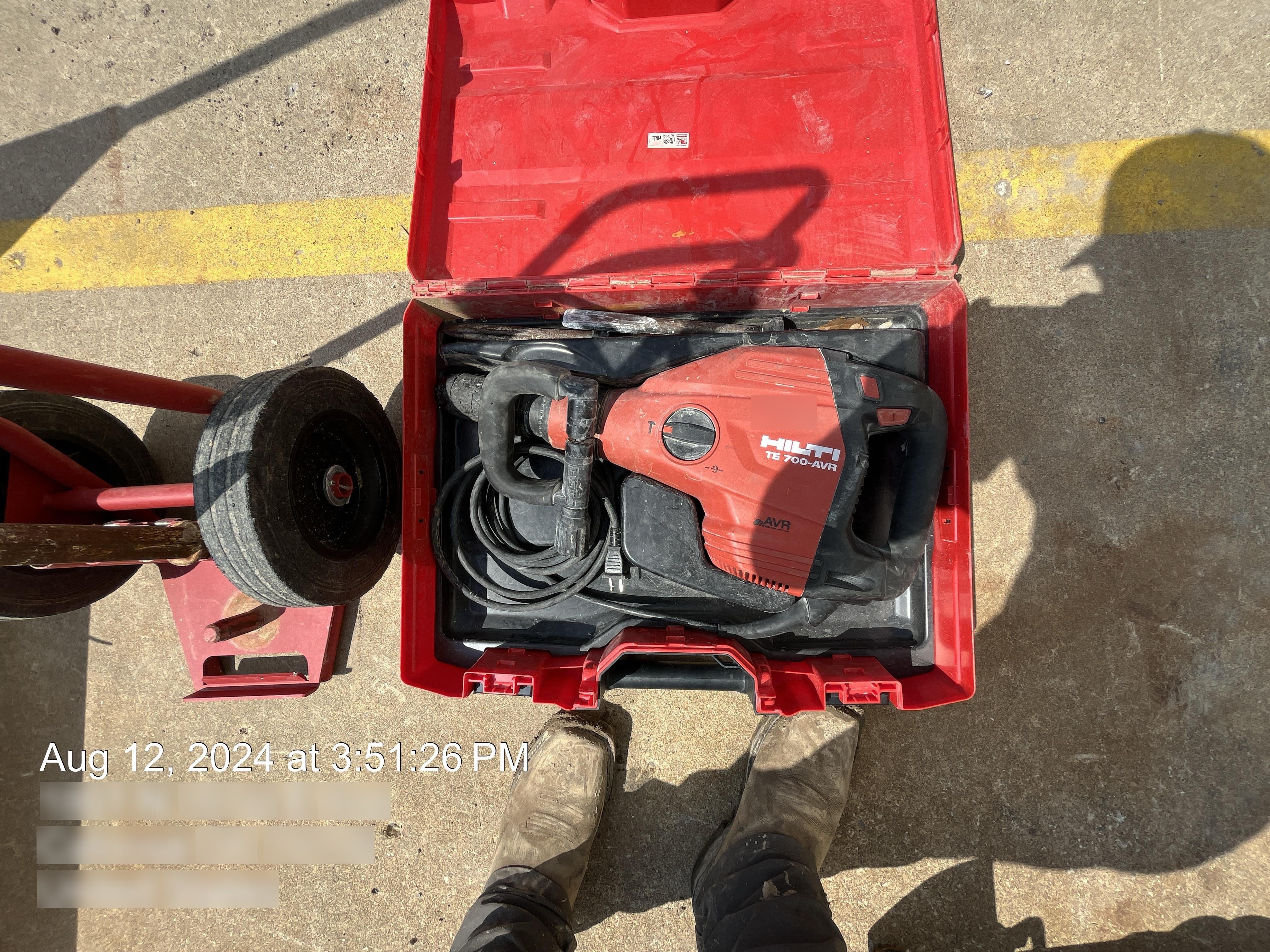 2019 HILTI TE 700-AVR