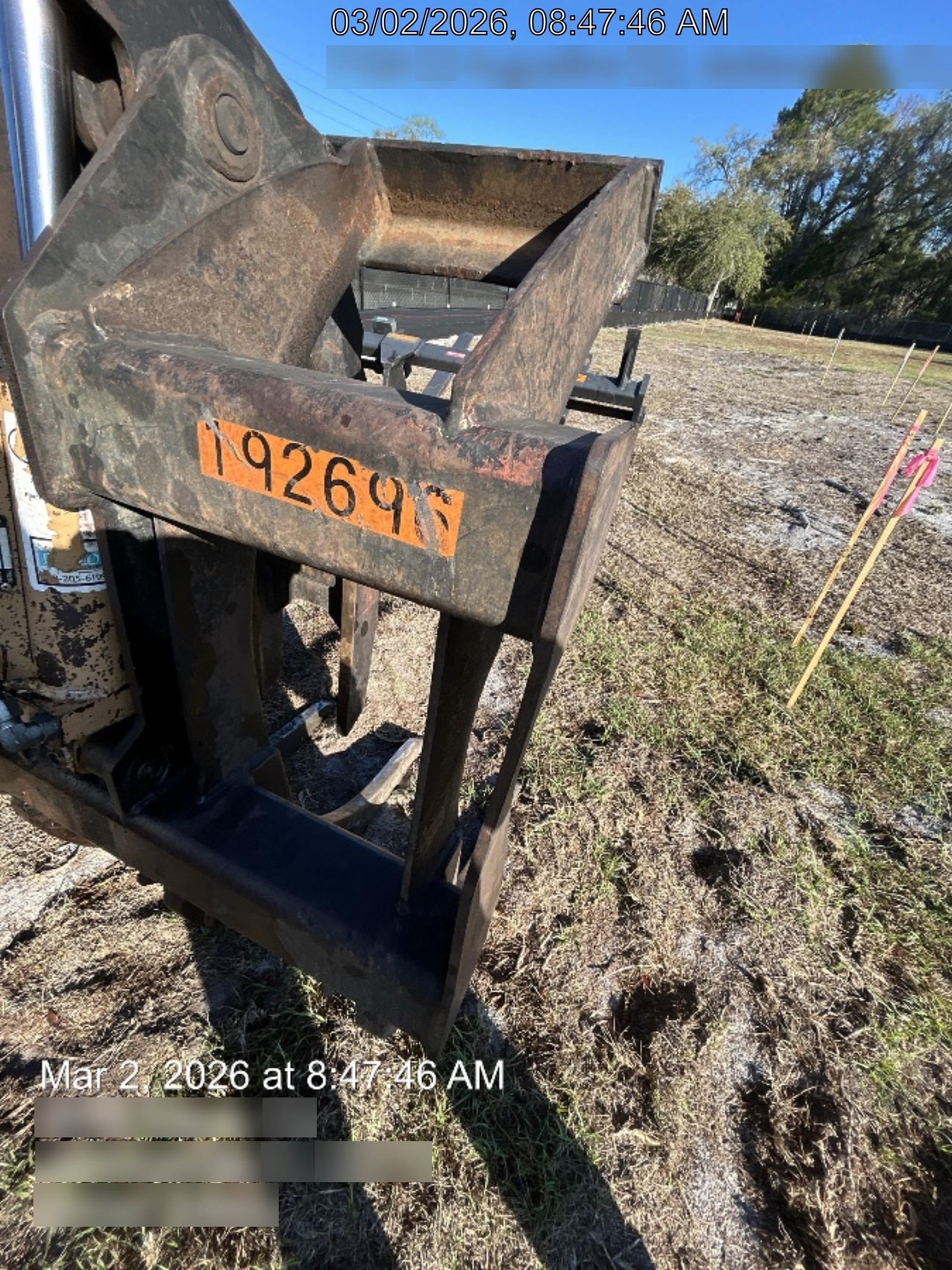 2021 FLECO 120" Grapple Rake - Fleco