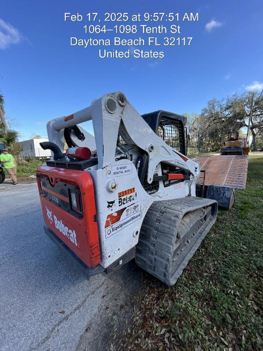 2022 Bobcat T770 92hp Doosan Diesel, Canopy, Rubber Tracks, Manual QC