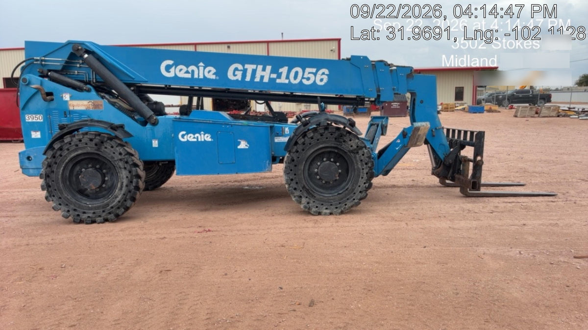 2017 Genie GTH-1056 Genie GTH1056, Solid Tires, 60" carriage, Light Kit, Open ROPS