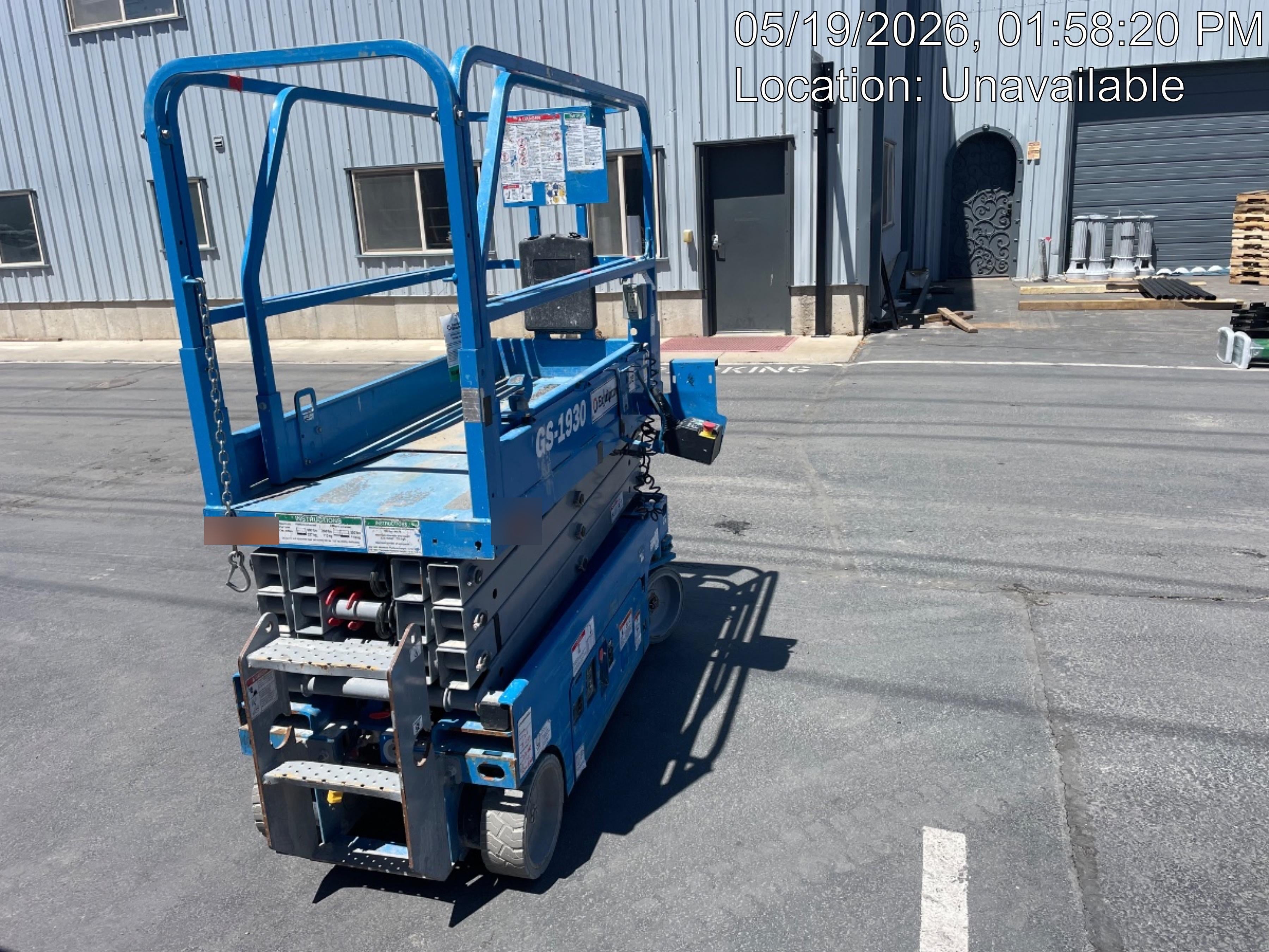 2019 Genie GS-1930 Fixed rails with chain Entry