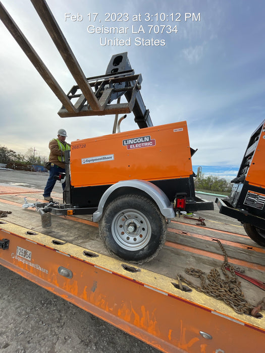 2022 Lincoln Electric LE400 Kubota V1505, Trlr, Cable Rack, Light Kit, ES Decals, T3