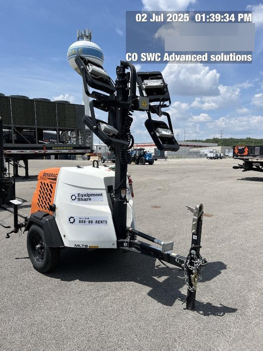 2024 Generac MLT2 Diesel, Flex Switch 120V Input, Powerzone Controller, 
(4) 320W LED Lights, 4kW Generator, 39.9 Gal Fuel Tank, 2" Ball, T3