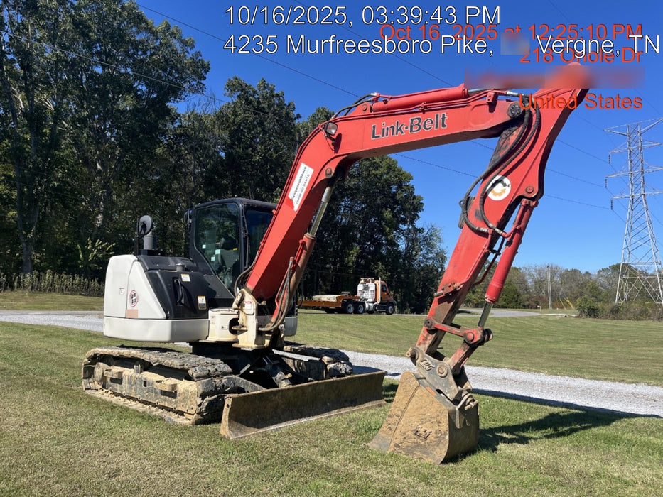 2020 Link-Belt 80X3EX EXC, 7'2" ARM, 17.7" RT, MFH(PJ)