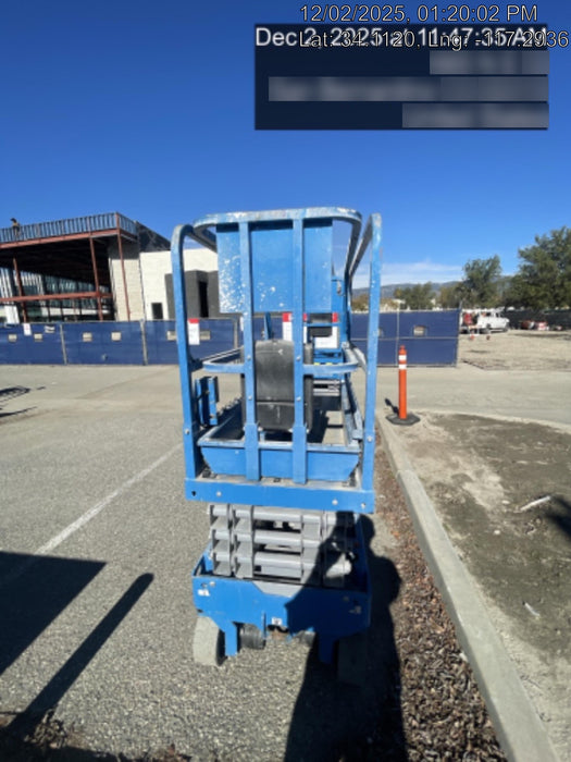 2020 Genie GS-1930 Fixed rails with chain entry gate - Pre A92.20, 800W Inverter