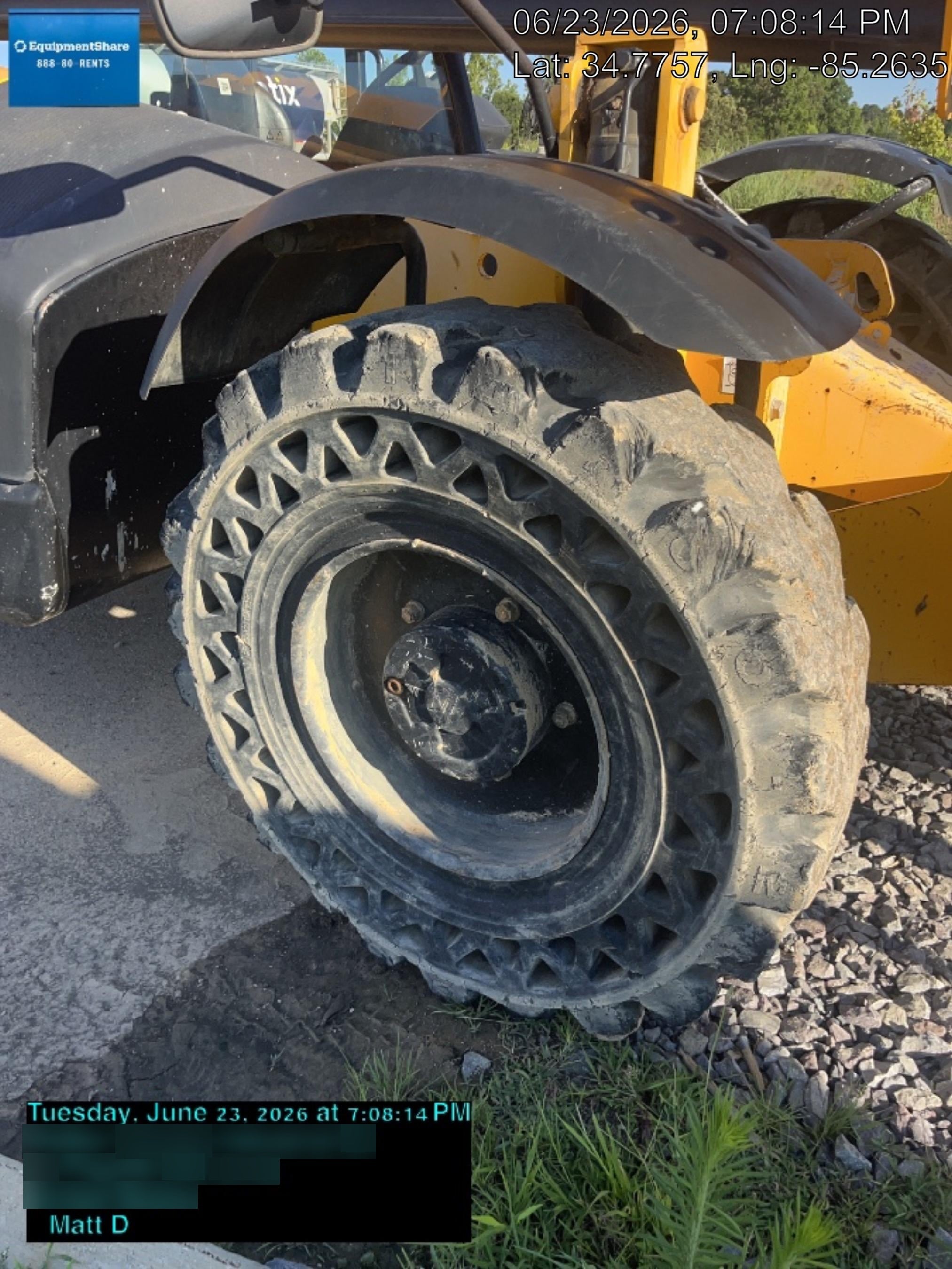 2019 JCB 510-56 Canopy, 74 HP, Solid Tires, STD Worklight, Beacon, Aux Hydraulics, Lifting Eye, Back up Alarm w/66" Carriage/60" Forks