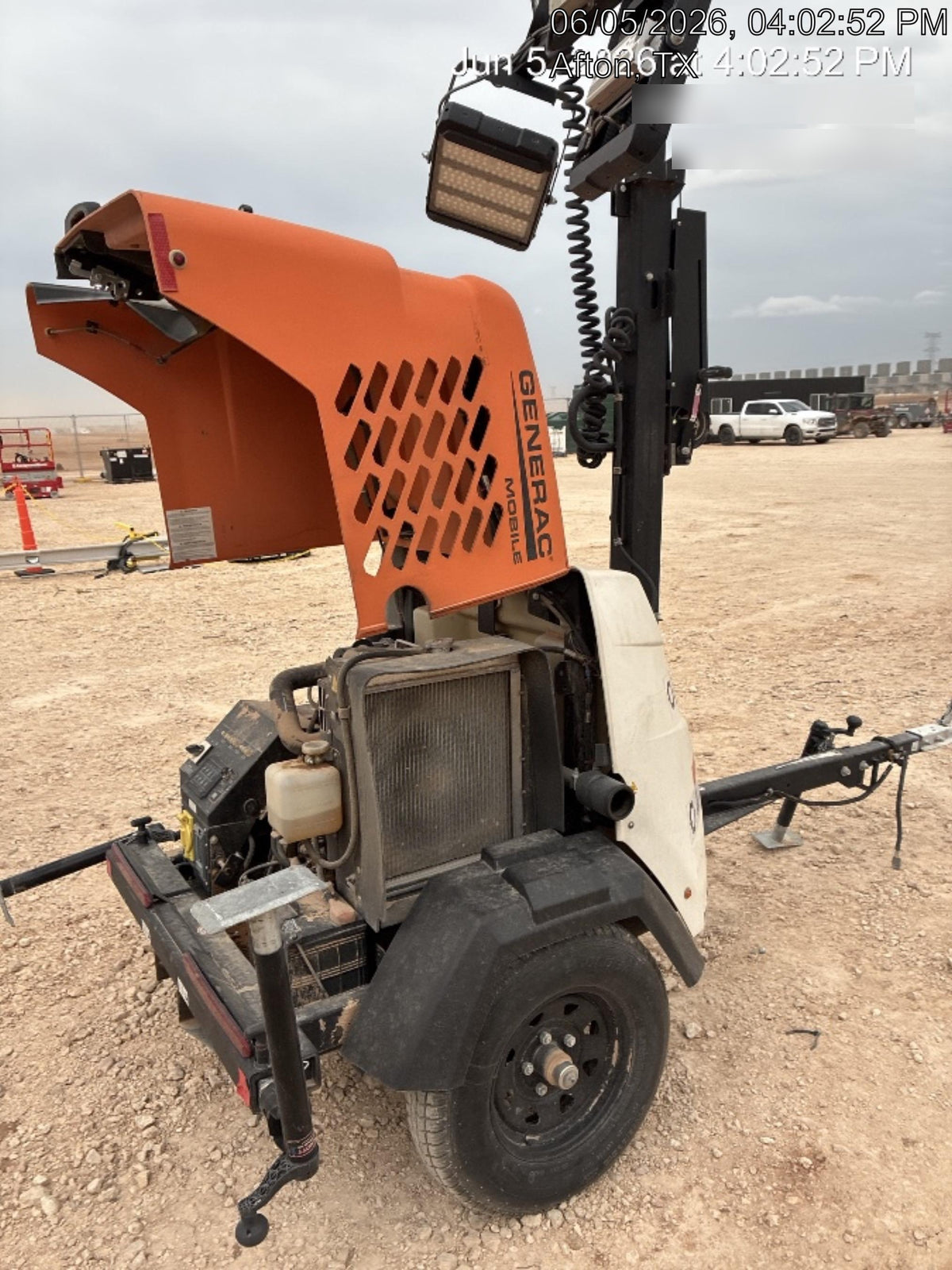 2024 Generac MLT2 Diesel, Flex Switch 120V Input, Powerzone Controller, 
(4) 320W LED Lights, 4kW Generator, 39.9 Gal Fuel Tank, 2" Ball, T3