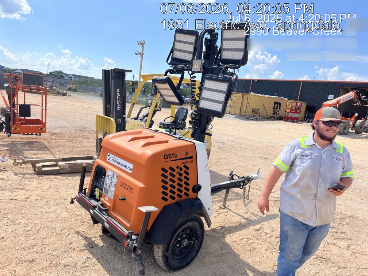 2023 Generac MLT2 Diesel, Flex Switch 120V Input, Powerzone Controller, (4) 320W LED Lights, 4kW Generator, 39.9 Gal Fuel Tank, 2" Ball, T3