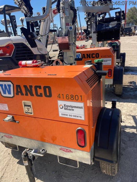 2024 Wanco WLTT-4MM4K Diesel, Deep Sea Controller, Shore Power Plug, Auto Start, (4) 350W LED Floodlights, 4kW Generator, 60 Gal Fuel Tank, 2" Ball, T3