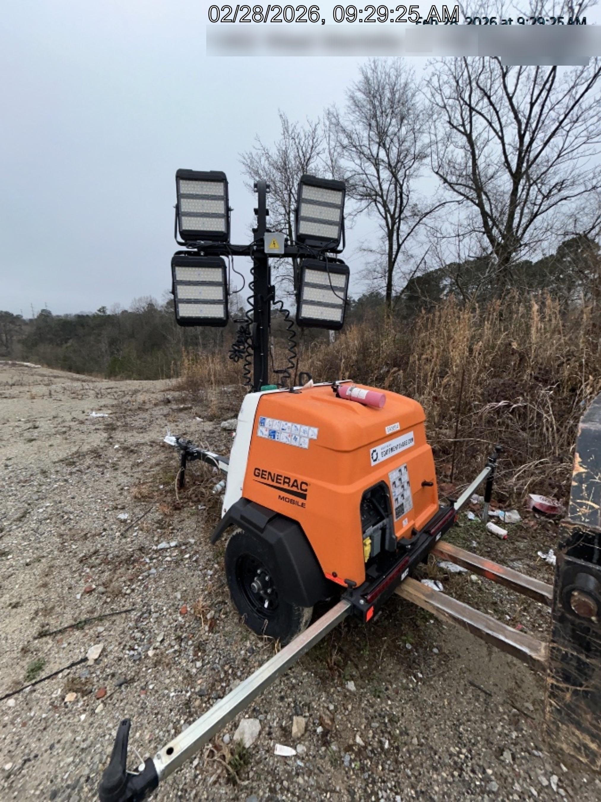 2024 Generac MLT2 Diesel, Flex Switch 120V Input, Powerzone Controller, 
(4) 320W LED Lights, 4kW Generator, 39.9 Gal Fuel Tank, 2" Ball, T3