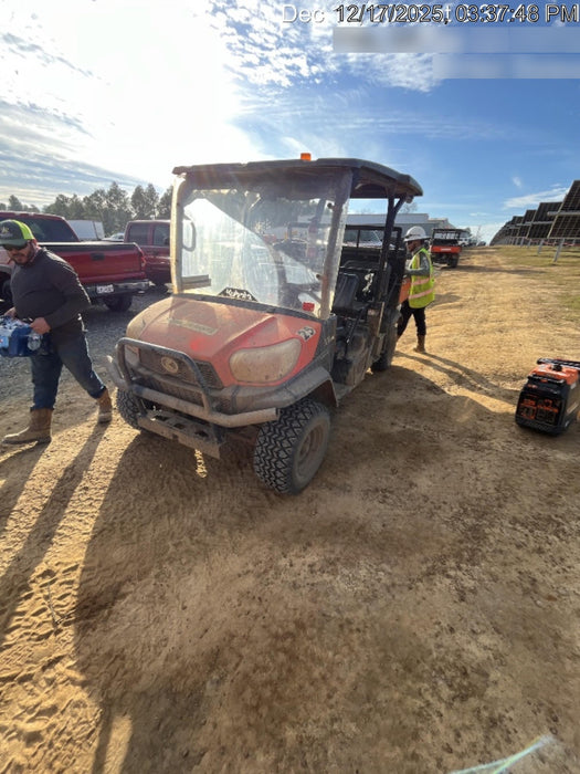 2021 Kubota RTV-X1140W-H Plastic Canopy, Windshield Acrylic Clear, LED Strobe Light, Wire Harness Kit, Back up Alarm