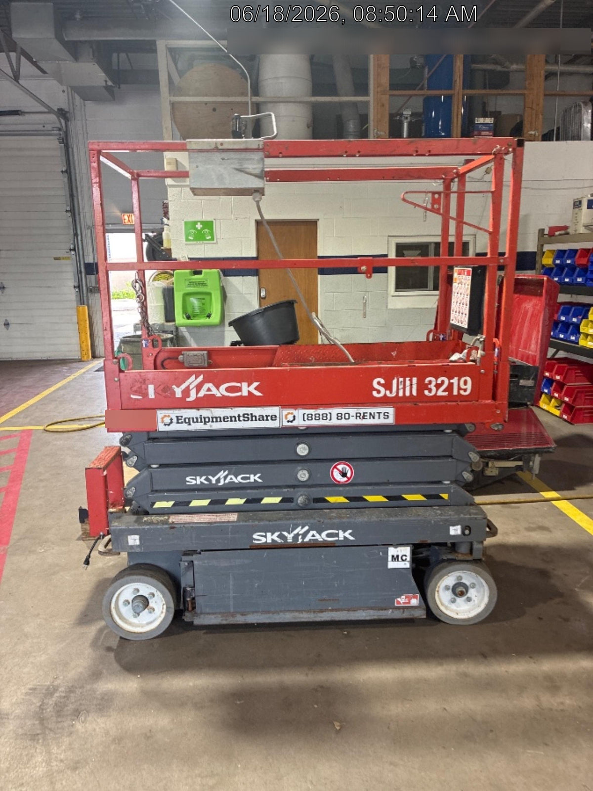 2017 Skyjack SJIII-3219 Standard Rental Specs