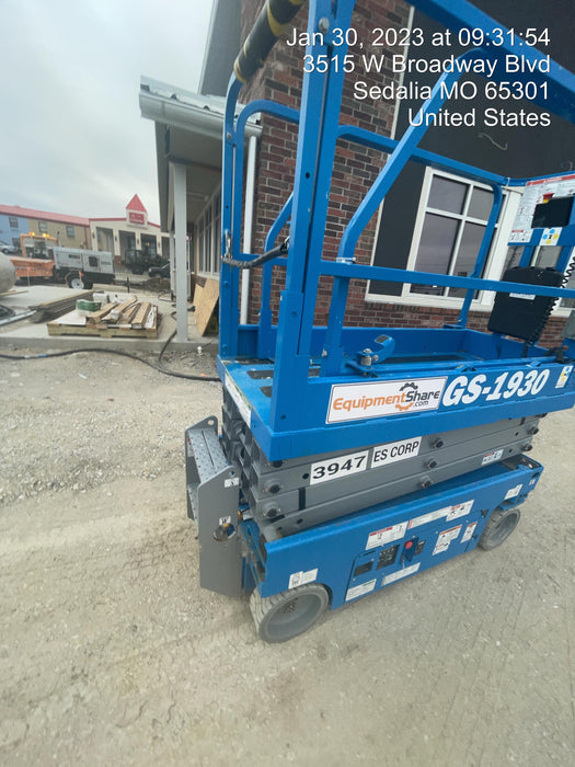 2017 Genie GS-1930 Genie 1930 Scissor Lift