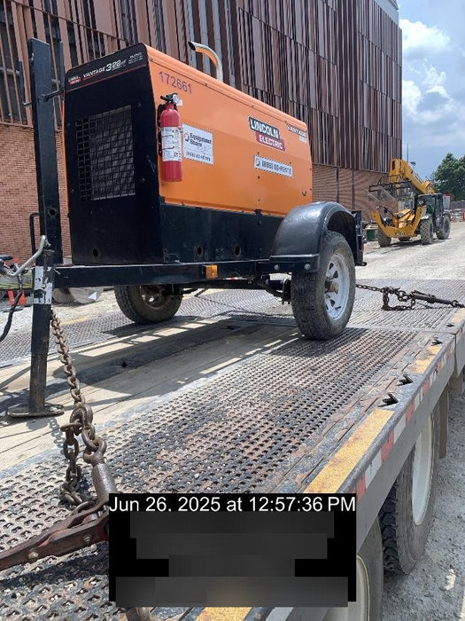 2021 Lincoln Electric Vantage 322 Vantage 322 Ready Pak 3 w/ Decals, ORANGE (includes trailer, cable rack, fender light kit) NO Telematics