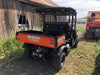 2022 Kubota RTV-X1140W-H Plastic Canopy, Windshield Acrylic Clear, LED Strobe Light, Wire Harness Kit, Back up Alarm
