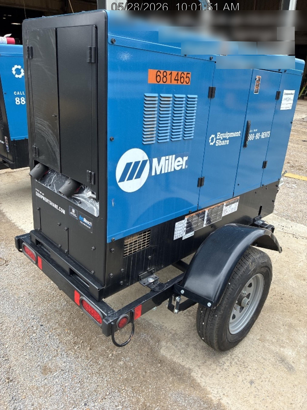 2026 MILLER ELECTRIC BIG BLUE 500
