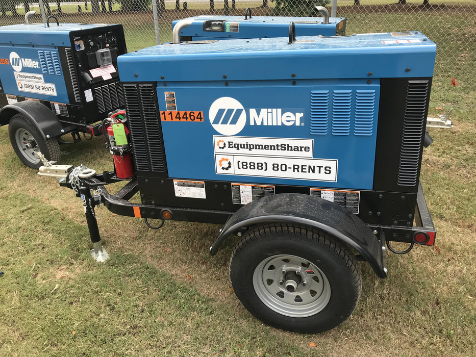 2020 Miller Electric BIG BLUE 400 Trailer Mounted Welder