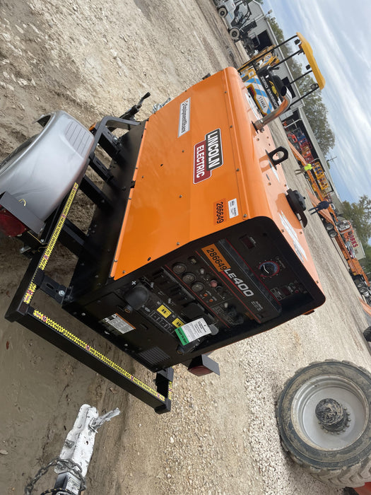 2022 Lincoln Electric LE400 Kubota V1505, Trlr, Cable Rack, Light Kit, ES Decals, T3