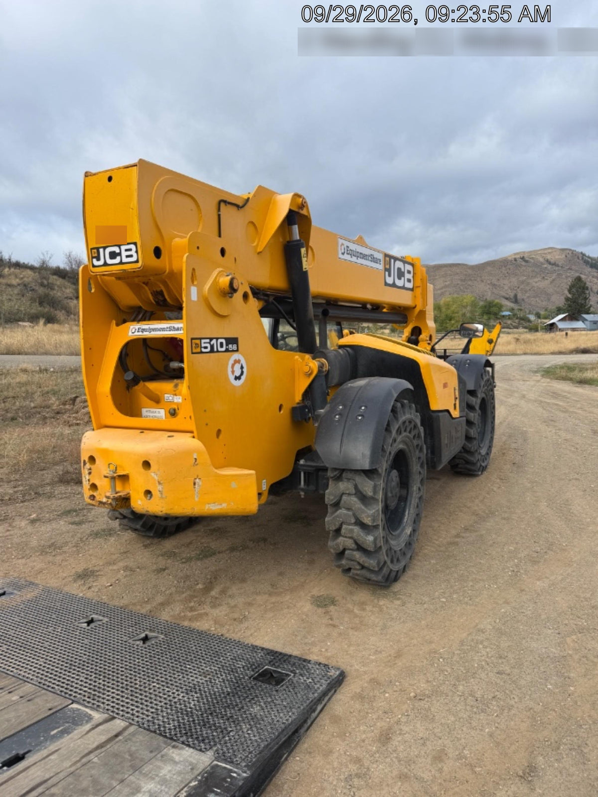 2020 JCB 510-56 Canopy, Solid Tires, Work Lights, Beacon, Aux Hydraulics, Back up Alarm, Lifting Eye, ES Decals