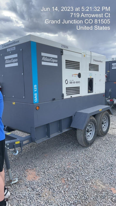 2022 ATLAS COPCO QAS 125