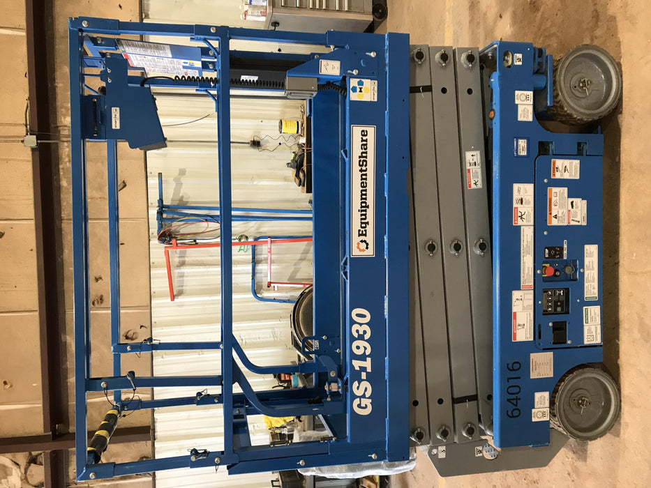 2020 Genie GS-1930 Solid Non Marking Tires, Beacon, Folding rails with half height swing gate