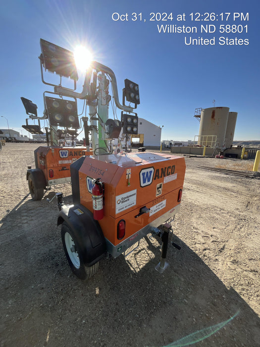 2024 Wanco WLTT-4MM4K Diesel, Deep Sea Controller, Shore Power Plug, Auto Start, (4) 350W LED Floodlights, 4kW Generator, 60 Gal Fuel Tank, 2" Ball, T3