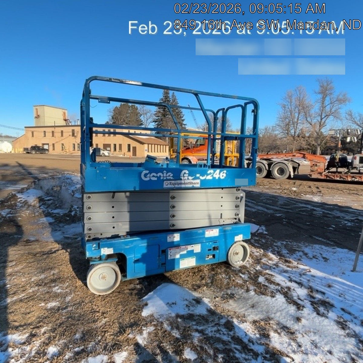 2018 Genie GS-3246 GS-3246 w/Folding rails, Full height swing gate