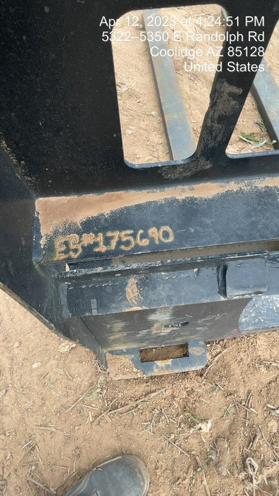 2021 FEMA 60" Skid Steer Forks FEMA