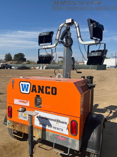 2024 Wanco WLTT-4MM4K Diesel, Deep Sea Controller, Shore Power Plug, Auto Start, (4) 350W LED Floodlights, 4kW Generator, 60 Gal Fuel Tank, 2" Ball, T3
