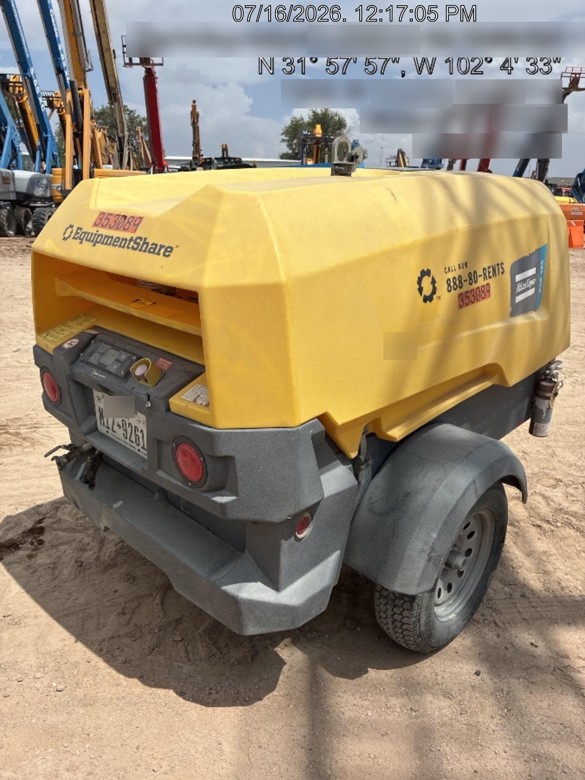 2023 ATLAS COPCO XAS188 CWK