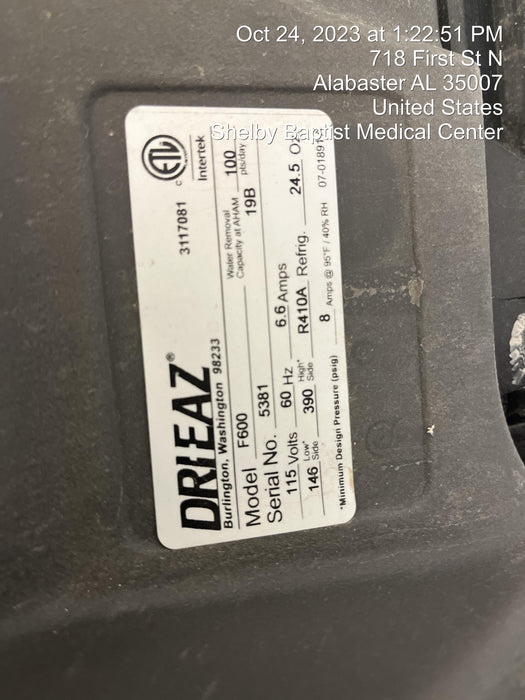 2020 DRI-EAZ LGR6000Li