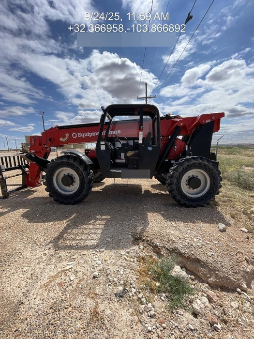 2020 Manitou MTA10055 Canopy, LED Work Lights, Solid Tires, Lift Hook, Beacon, Auxiliary Hydraulics w/66" Carriage and 60" Forks