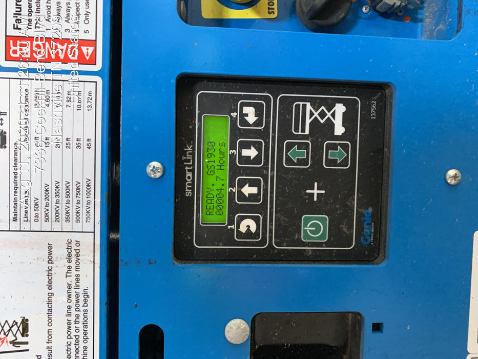 2020 Genie GS-1930 Fixed rails with chain entry gate - Pre A92.20