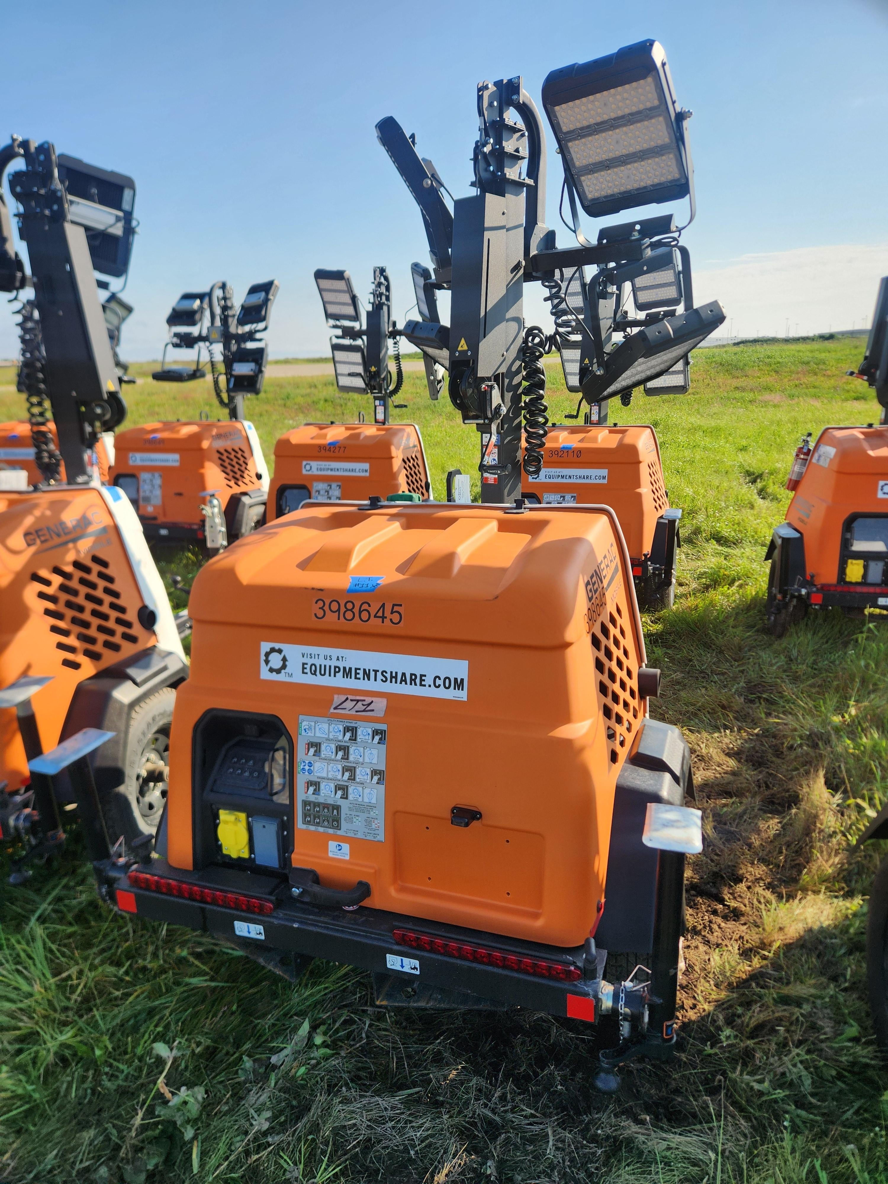 2024 Generac MLT2 Diesel, Flex Switch 120V Input, Powerzone Controller, 
(4) 320W LED Lights, 4kW Generator, 39.9 Gal Fuel Tank, 2" Ball, T3