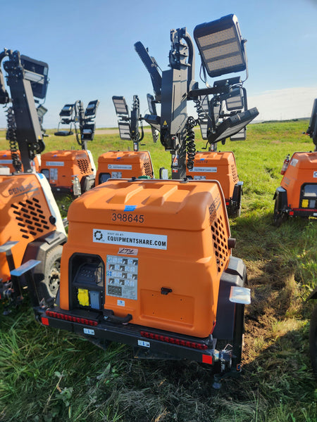 2024 Generac MLT2 Diesel, Flex Switch 120V Input, Powerzone Controller, 
(4) 320W LED Lights, 4kW Generator, 39.9 Gal Fuel Tank, 2" Ball, T3
