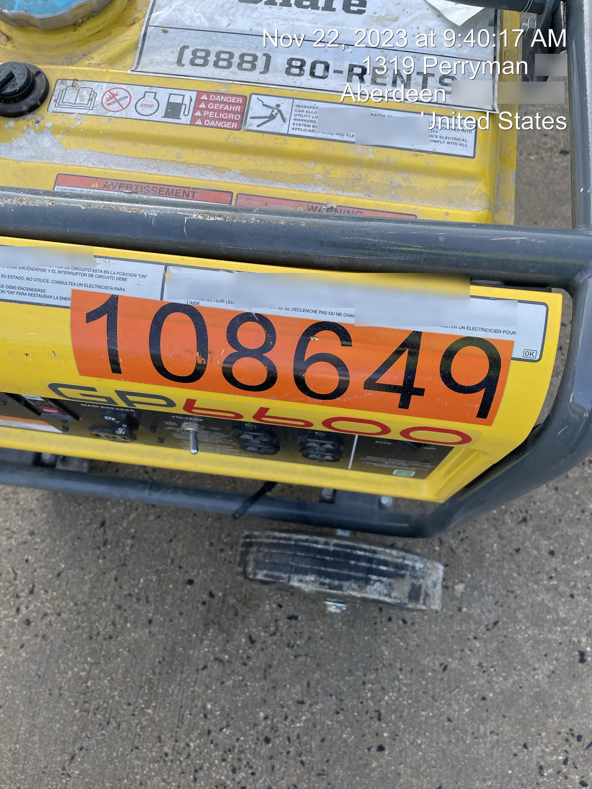 2020 WACKER NEUSON GP6600A