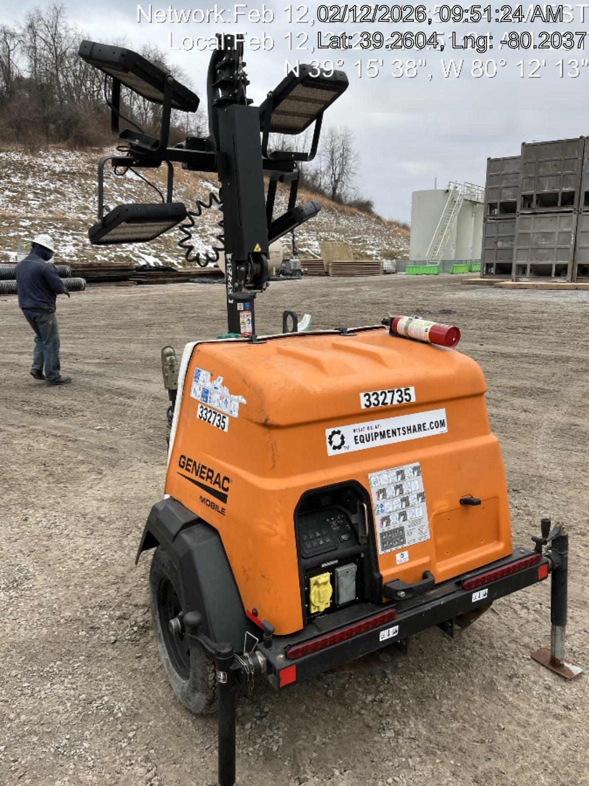 2023 Generac MLT2 Diesel, Flex Switch 120V Input, Powerzone Controller, (4) 320W LED Lights, 4kW Generator, 39.9 Gal Fuel Tank, 2" Ball, T3
