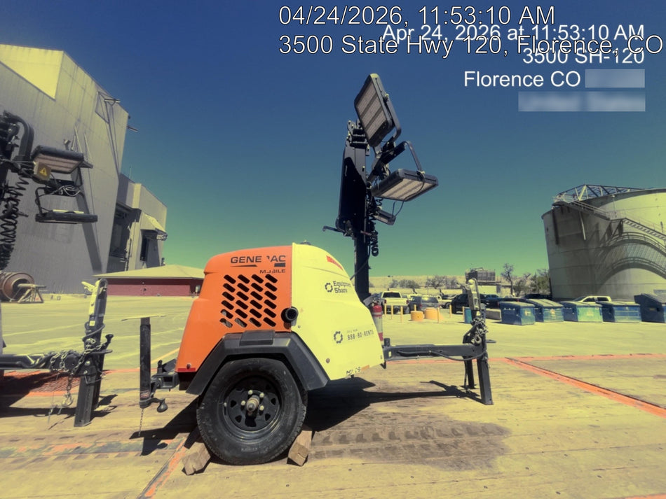 2023 Generac MLT2 Diesel, Flex Switch 120V Input, Powerzone Controller, (4) 320W LED Lights, 4kW Generator, 39.9 Gal Fuel Tank, 2" Ball, T3