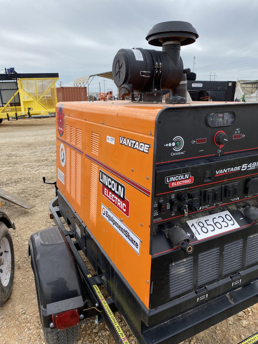 2021 Lincoln Electric Vantage 549X Ready Pak 3, ORANGE (includes trailer, cable rack, fender light kit)