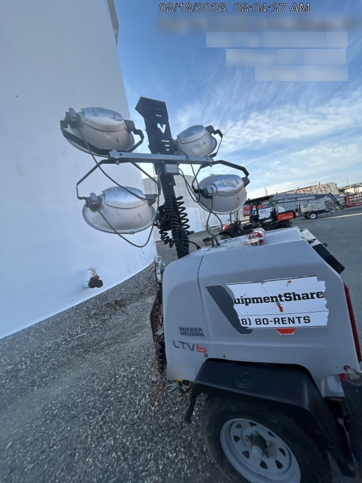 2019 Wacker Neuson LTV6L-MH Standard Options, ES Track Hardware, Fuel Level Sensor
